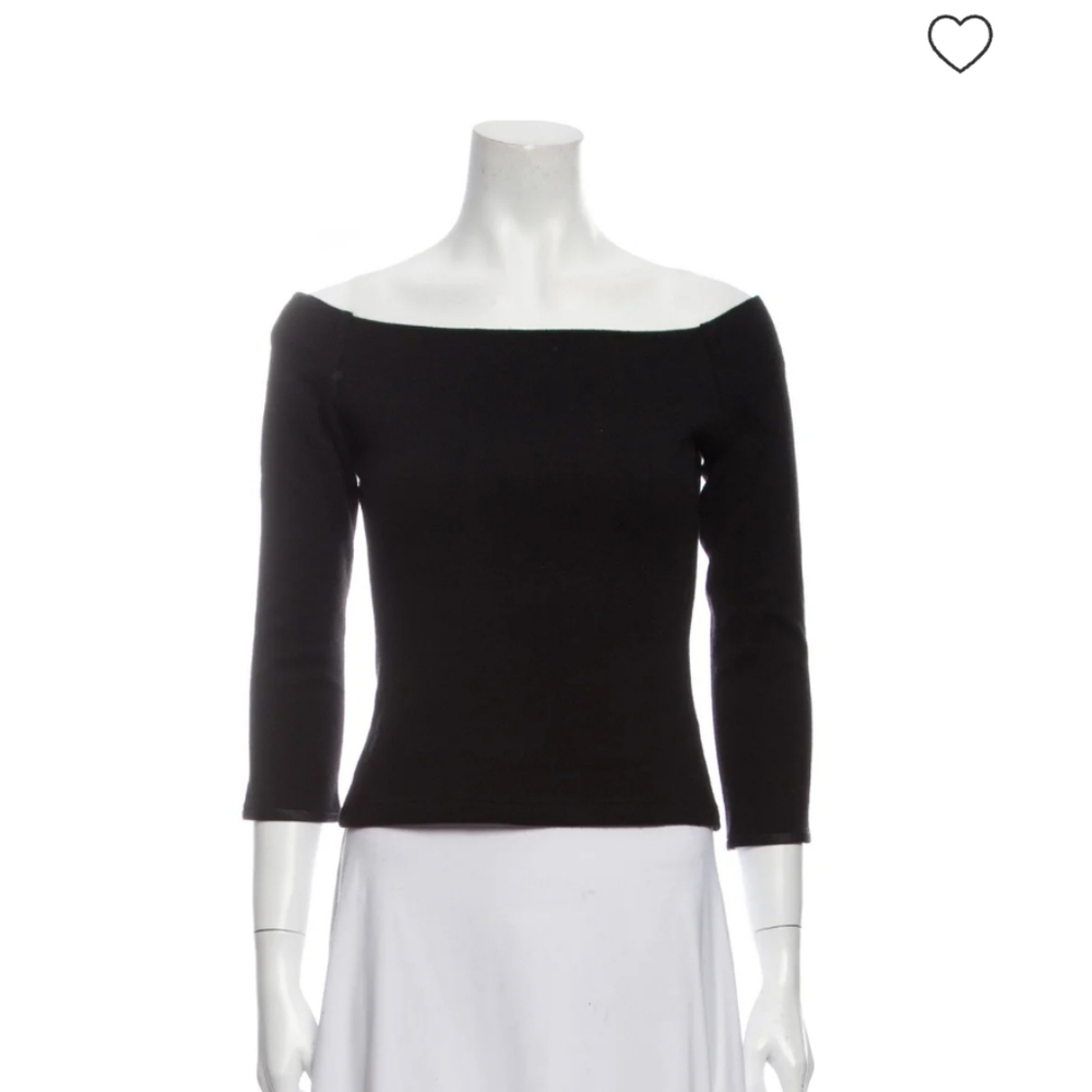 Elegant Black Off-Shoulder Sweater